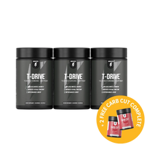 Cargar imagen en el visor de la galería, 3 Bottles of T-Drive + Carb Cut Complete CC