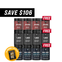 Cargar imagen en el visor de la galería, Supercharged Male Stack 3-Month Supply + 1 Stack Free AU