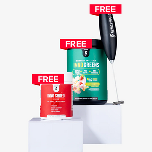 Inno Shred Focus, Inno Greens, Frother Special Offer