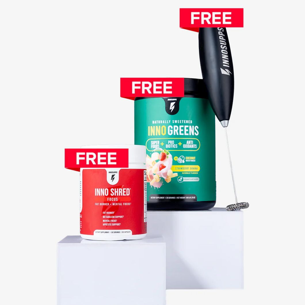 Inno Shred Focus, Inno Greens, Frother Special Offer